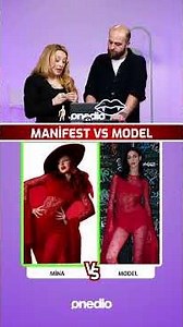 Manifest vs Model 😂 Bu Kombin Kime Daha Çok Yakışmış Puanla 😂 #shorts #manifest