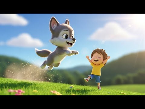 Minecraft Baby Wolf Chased the Wandering S AV1 | Kids Songs & Nursery Rhymes
