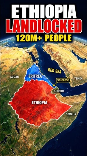 Why Ethiopia Has No Coastline | The Map Behind the Ethiopia–Eritrea Crisis