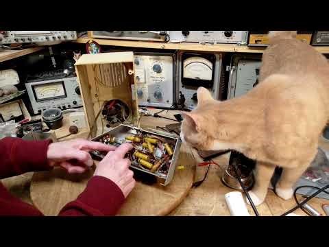 Canadian General Electric C67 Tube Radio Video #3 - Troubleshooting Run Around
