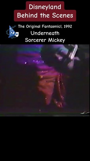 Disneyland Fantasmic 1992 Behind the Scenes with Sorcerer Mickey