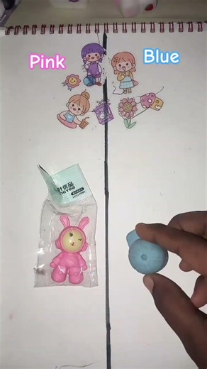 Pink💕Vs 💙Blue cute stationery#ytshorts​#ytviral​#stationery​#backtoschool​#pinkvsyellow​