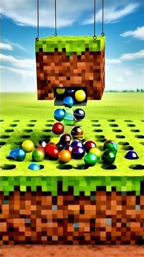 Minecraft Block Drops Marbles