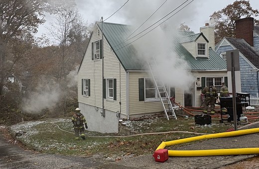 Firefighters battle blaze in South Charleston home