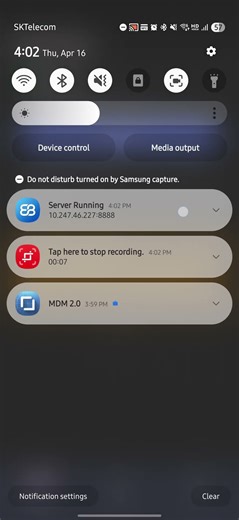 Android EdgeBridge foreground service