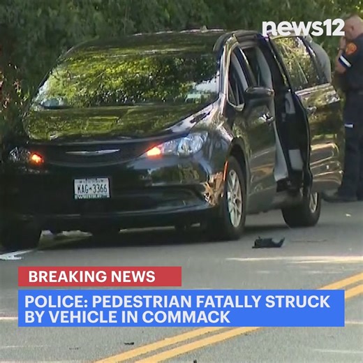 JUST IN: Police say a pedestrian who was struck by a vehicle in Commack has died and two others were injured - https://bit.ly/3OQLglm | News 12 Long Island