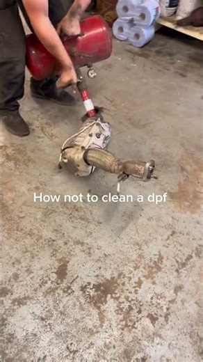 Crazy DPF Cleaning Hack You Should NEVER Try ❌ #amaninusa