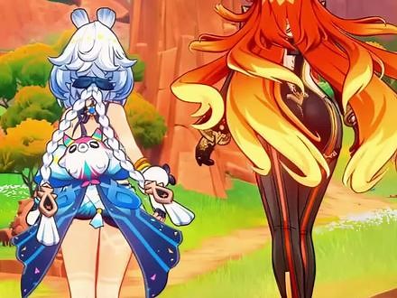 玛薇卡单挑纳塔跑图健将，只用技能能赢几个？Mavuika challenges Natlan's running champion #原神纳塔 #玛薇卡 #世界玩家大联欢 #WeAllGamers #内容启发搜索,#mavuika- 抖音