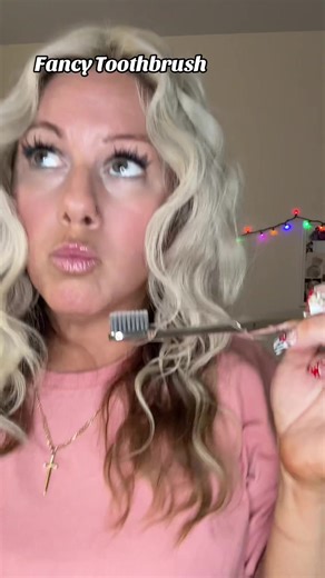 Welcome to the toothbrush dance party… The toothbrush is actually really fancy and really cute. I have my electric toothbrush, but this one is perfect. #fyp #toothbrush #teeth #dental