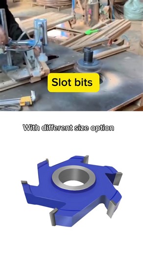 Slot bits with different size option #routerbits #bits #carpentry #tools #fyp #woodworker #woodproducts