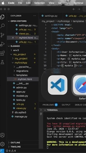 Django Template Secret Trick! 💻 #django #coding #programming #2026
