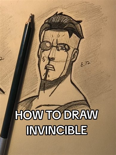 How to Draw Invincible: Easy Tutorial
