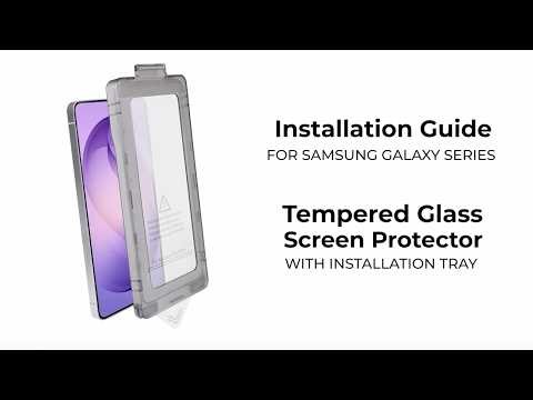How to Install Samsung Galaxy Screen Protector