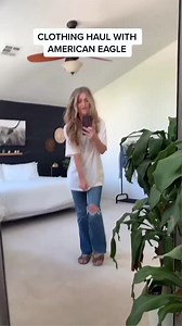 3.9K views · 16 reactions | Clothing haul with @americaneagle - Sign up for their Real Rewards Credit Card using the link in my bio  #AmericanEagle #AEPartner #outfitideas | Lindey Gurk | Facebook