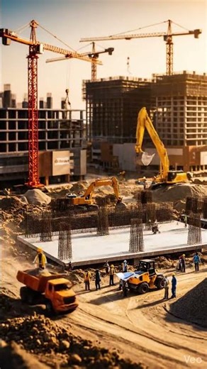 I Built a Giant Shopping Mall From Scratch 🤯 (Tiny Workers Did This!)