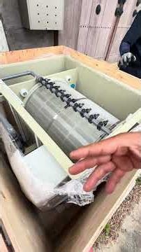 Extra Large Rotary Drum Filter #koi