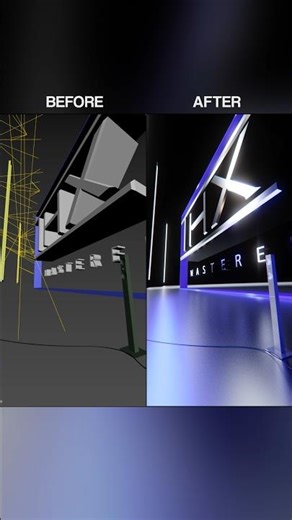 Before/After THX logo Remake Making of🤯🤯🤯🤯🤯🤯🤯🤯🤯 #gaming #rtx #playstation #beatsaber #starwars