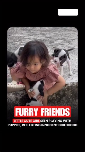 In a sunlit balcony, little Narayani Bhatrai, known as @kiki_thecutiepie on Instagram, shares joyful moments with neighbourhood puppies. Her innocent giggles fill the air as the playful pups leap into her tiny arms, tails wagging with delight. This heartwarming Instagram post captures the magic of a child’s boundless affection for animals. ​ 👉🏽Cuddles That Melt Hearts Narayani gently strokes their soft fur, her eyes sparkling with wonder at their energetic antics. The caption, “extreme cutenes