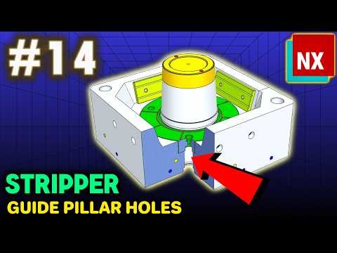 Step by Step Mold Design | Lesson : 14 | Guide Pillar Holes