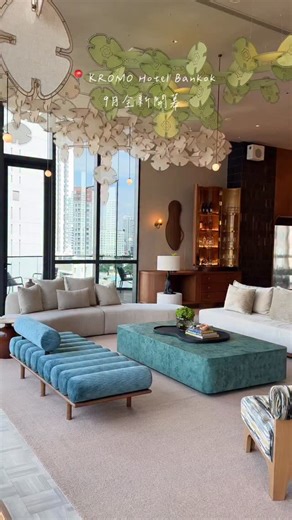 9月新開幕 KROMO Hotel Bankok Hilton集團Curio系列 中價位風格酒店 位於市區，交通方便 #潘慧如 #bankok #hilton #kromobangkok | 潘慧如 Ada Pan
