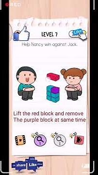 Brain test 2 The McBrain Family level 7 solution or walkthrough