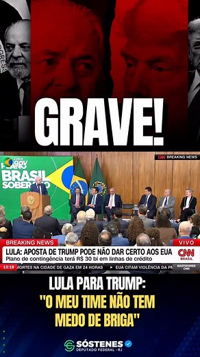 237K views · 10K reactions | Lula Apresente o seu “time” de Ministros e faz desafio a Trump. | Sóstenes Cavalcante | Facebook