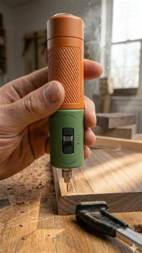 Mini Micro Wood Burning Engraver | Hyper Realistic Pyrography Tool in Action #woodworking #minitools