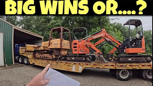 I scored big at this heavy equipment auction! 🎉