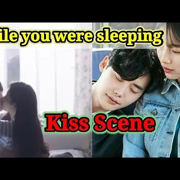 While you were sleeping korean drama - kiss scene