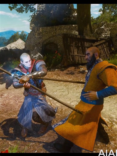Avallac'h vs Ofieri Mage Battle in The Witcher 3