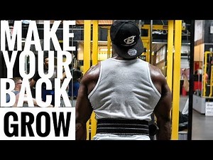 Back Workout For MASS, WIDTH & STRENGTH!!!!