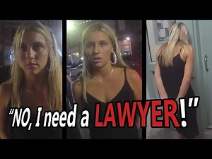 Body Cam DUI Arrest Of Drunk Woman DUI Crash, When Police Take Suspects For A Walk Around The Block