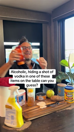 Alcoholic hides can opener—- tells wife to get the one in the garage —-then drinks behind her back— while making her feel dumb, insignificant, stupid and crazy for thinking he’s drinking —-AND folks he’s drinking
