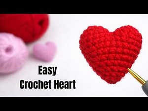 How to Crochet a Heart ❤️| Easy Tutorial for Beginners
