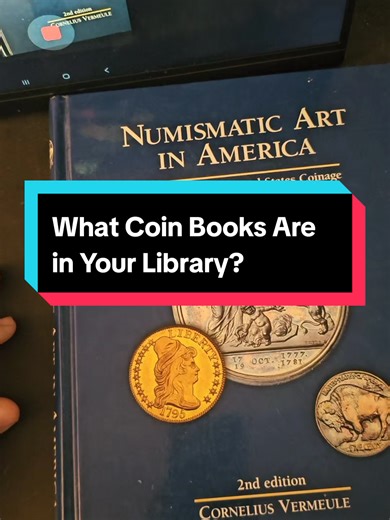 What cool and essential books on coin collecting and Numismatics do you have in your library? #coincollector #coincollecting #Numismatics #coins #booktok