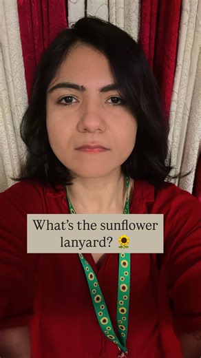 🌻 Heard of the sunflower lanyard for hidden disabilities? Nupur Lalvani breaks it down — what it is, where to get one, and how it can help people living with diabetes and other invisible conditions at airports & other places! #HiddenDisabilities #SunflowerLanyard #BlueCircleDiabetesFoundation #T1D #T2D | Blue Circle Diabetes Foundation