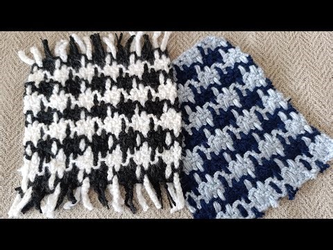 The houndstooth pattern is that easy...