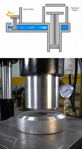 Hydraulic Press Mechanical Design#hydraulicpress #mechanism #motion #mechanical #engineering