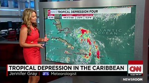 Potential hurricane brews in Caribbean