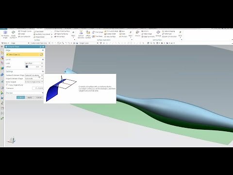 Tangent Curve Method | Siemens NX 11