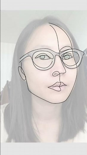 Line drawing in Affinity Designer #drawing #art