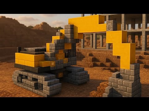 🚧 Minecraft Bagger Tutorial – So baust du einen realistischen Bagger! [Einfach & Schnell]👷🏻‍♂️
