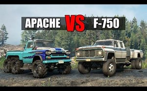 雪地奔驰SnowRunner-Apache VS F-750