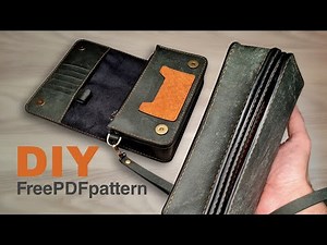 Free Pattern⭕️Leather handbag tutorial😎✌️آموزش و الگوی رایگان کیف دستی