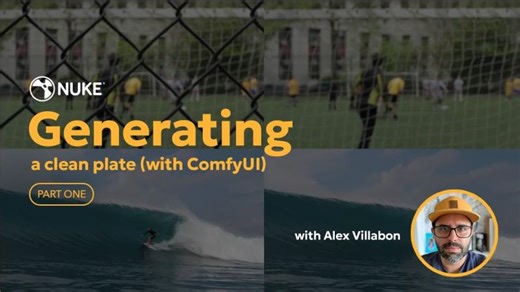 AI-Accelerated Cleanups | 01. Generating a clean plate with ComfyUI | Foundry