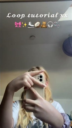 Loop tutorial xx🫧🎀✨⛸️🧸🥥🎧#4urpage #loop #tutorial