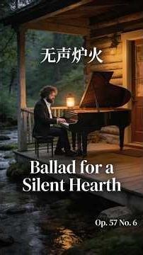 🎹Ballad for a Silent Hearth 无声炉火, Op 57 No 6 #classicalmusic