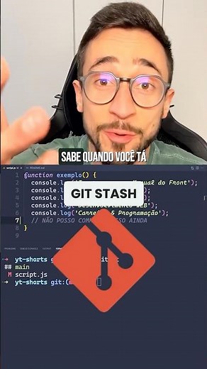 Como salvar seu código sem commitar? Usa o Git Stash
