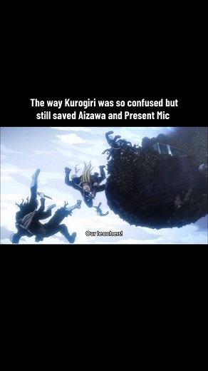 Animated Encounter: Aizawa Saved by Kurogiri