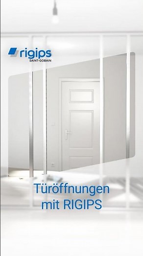 Türöffnungen / Türzargen mit RIGIPS - Verarbeitungsanleitung Trockenbau